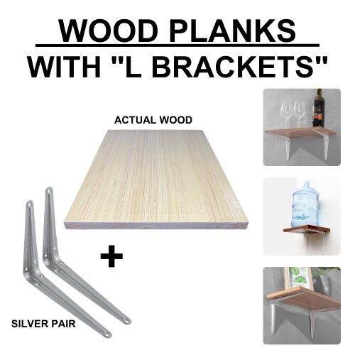 Kocoroo Customize Your Space with L haped Bracket Set HeavyDuty Shelf