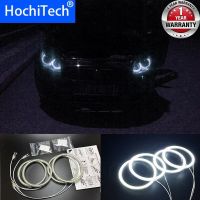 Hochitech สำหรับ Fiat Linea 2007 2015 Smd สว่างพิเศษดวงตานางฟ้า Led สีขาว2600lm Drl การวิ่งเวลากลางวันชุดแหวนทรงกลด12V