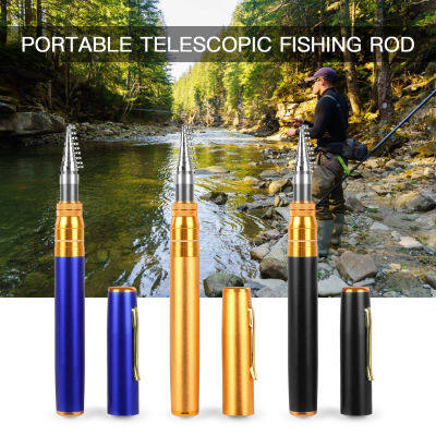 1.8M Telescopic Pocketปากกาเบ็ดตกปลาMini คันเบ็ดตกปลา อุปกรณ์ตกปลา