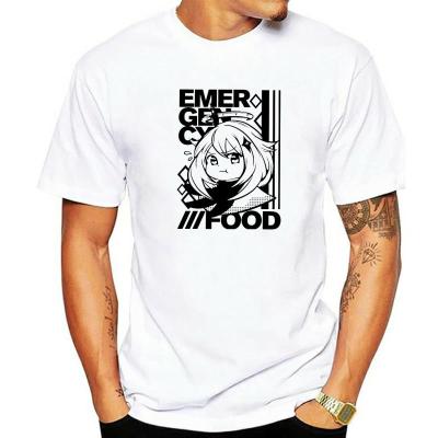 Genshin Impact Emergency Food Paimon Classic Tshirt O-Neck Popular Oversized T Shirt Tees Pure Cotton Short Sleeve