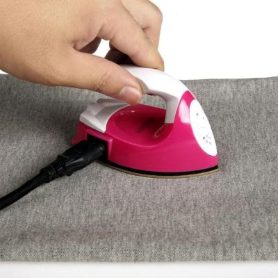 Mini Electric Iron Portable Travel Craft Clothing Sewing Pad Electric Protection Household Cover Iron Supplies mini iron