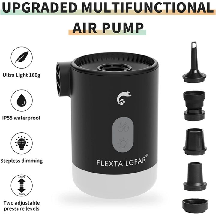 flextailgear-portable-air-pump-mp2-pro-wireless-electric-air-pump-rechargeable-battery-air-mattress-pump-inflator