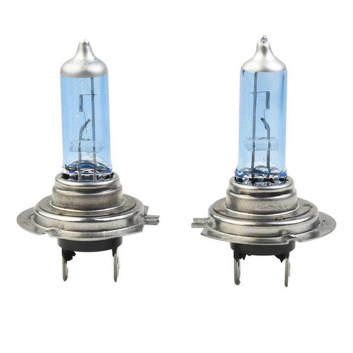 รถยนต์ฮาโลเจน-led-h7-2ชิ้น12v-หลอดไฟหน้าหลอดไฟไฟซีนอนแสงไฟขาวจัด6000k