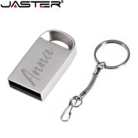 JASTER USB แฟลชไดรฟ์โลโก้ที่กำหนดเองฟรี64 USB ขนาดเล็กจุกิกะไบต์2.0หน่วยความจำ32GB ฟรีปากกาพวงกุญแจไดรฟ์16GB U Disk กันน้ำ8GB