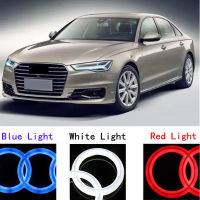 28.8x9. 27x9 9ซม.5เซนติเมตร18x5.8เซนติเมตรรถยนต์ LED ไฟหน้าหลังสีขาวสีแดงสีฟ้าสำหรับออดี้ A4 A6 Q3 Q5 Q7 Q7 Q 2 A1 A3 A5 A8 A7 S1 S3 S4 S6 S7 S5