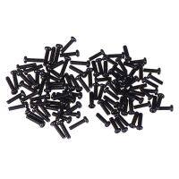 50pcs/lot M3 Mini Micro Small Black 304 Stainless steel Cross Flat Countersunk Head Screw Bolt 81