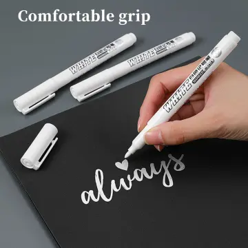 4 Pcs/Set 0.7/1.0/2.5mm White Markers Waterproof Paint Pens Permanent  Markers Marker Pens Oil-based Markers for Tire Metal Glass - AliExpress