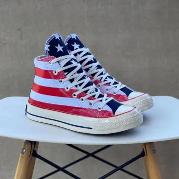 Sepatu converse shop american flag