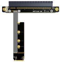 M.2 untuk NVMe Ke PCIe 16x ไรเซอร์1060ti X11050ti 1080ti RX580ขยายกราฟิก Kad M2x16 PCI-e untuk NVIDIA AMD A N GPU การ์ดพีซี
