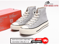 ✨รองเท้าผ้าใบConvers 1970s Light gray สีเทา งานดีมาก หุ้มข้อสูง รองเท้าชาย-หญิง รองเท้าลำลอง สินค้าพร้อมส่ง+กล่อง