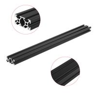 450mm Length Black Anodized 2040 T-Slot Aluminum Profiles Extrusion Frame For CNC Hand Tool Parts Accessories