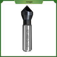 RONGW เหล็กความเร็วสูง 3/8 "ก้านกลม Countersink สว่าน เงินสีเงิน สีดำสีดำ 82องศาจุดมุมเฉียงหลุม Chamfering ตัด แบบพกพาได้ บอดี้1/2ค่ะ Chamfering เจาะจุด facer คนงานงานประดิษฐ์