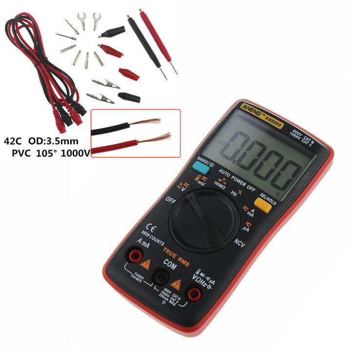 an8008-an8009-auto-range-digital-multimeter-9999-counts-with-backlight-acdc-ammeter-voltmeter-ohm-transistor-tester-multi-meter