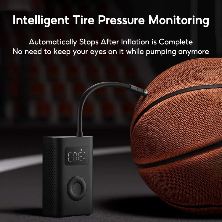 Xiaomi Electric Air Pump 2 Portable Rechargeable Inflator Smart Digital 150  PSI Tire Pressure Detection Fo Car Bike Ball