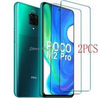 2PCS Xiaomi Poco M2 Pro กระจกนิรภัยสำหรับ Xiaomi Poco M2Pro 6.67 "ป้องกันหน้าจอแก้วฟิล์มฝาครอบโทรศัพท์