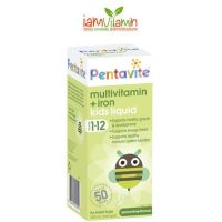 Pentavite Multivitamin + Iron Kids Liquid 200ml วิตามินเด็กรวม เสริมธาตุเหล็ก สูตรเข้มข้น