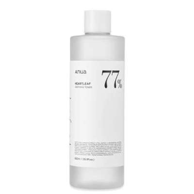 ANUA โทนเนอร์ Heartleaf 77% Soothing Toner ขนาด 250 ml. โทนเนอร์บำรุงผิวที่อุดมด้วยสารสกัด Houttuynia Cordata Extract (77%) ช่วยลดรอยแดงรอยดำ และรอยสิว