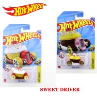 2023-09 2022-61ล้อร้อน SWEET DRIVER Mini Alloy Coupe 1/64โลหะรถโมเดล Diecast ของขวัญของเล่นเด็ก