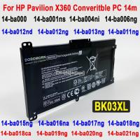 BK03XL Laptop Battery For HP Pavilion X360 Converitble PC 14m Series 14-ba018ca 14-ba019ng 14-ba020ng 14-ba021ng 14-ba015ng สต็อกสำเร็จรูป agapi