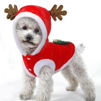 ❤️ Dream Best Pet Christmas Santa Claus Suit Costume with Hat Dog Santa Costume for Dogs &amp; Cats Jumpsuit Winter Coat Warm Clothes