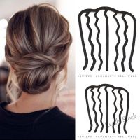 【Ready Stock】 卍❀ C18 Korean Version of The Simple Hair Tool Female Hair Clip Hair Comb Insert Comb U-shaped Hairpin