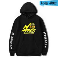 Autumn COBRA KAI Hoodies Men Sweatshirts Harajuku Hip Hop Hoodie Casual Popular gray pullovers Size XS-4XL