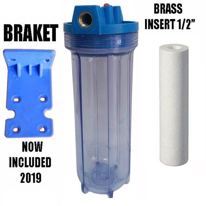 Prostar 601D Water Filter Housing for 10 Inch PP Spun Filter (Clear