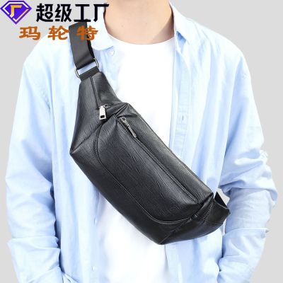 [COD] Marant genuine leather mens chest bag Messenger waist trendy brand single shoulder Boys wholesale