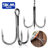 ตกปลา Treble Hooks 25 ~ 50 ชิ้น Brabed Sharp Triple Sea Fishing Hooks Hard Lures สำหรับอุปกรณ์ตกปลาน้ำจืดน้ำเค็ม-anyengcaear