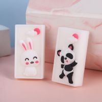 2Pcs/set Cartoon Rabbit Cute School Supplies Cute Animal Panda Rubber for Kids Desk Stationery