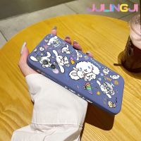 Jjlingji เคสปลอกสำหรับ Samsung โน๊ต20อัลตร้าเคสลายการ์ตูนยิ้ม Cinnamoroll เคสโทรศัพท์ดีไซน์ใหม่บางสร้างสรรค์ปกป้องขอบสี่เหลี่ยมเคสนิ่มเคสปลอกซิลิโคนเคสกันกระแทก