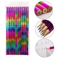 Vanker-Rainbow Pencil HB Wood Standard For School 12Pcs Bright Color Appearance