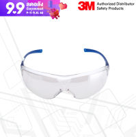 แว่นตานิรภัย 3M™ รุ่น V36 Virtua Sport Asian Fit ขาแว่นสีฟ้า เลนส์ Indoor/Outdoor