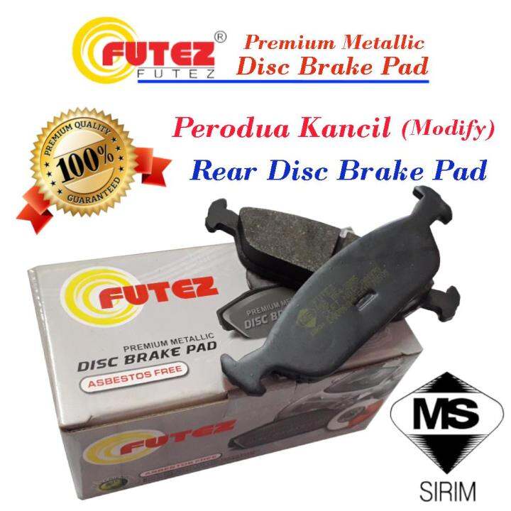 Perodua Kancil (Modify) Rear Futez Disc Brake Pad Lazada