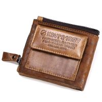 Men Wallets 100 Leather Top Cow Leather Short money clip Fashion Luxury nd Wallet Style Business 2020 New