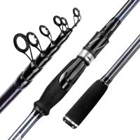 Carbon Ultralight 3.6m 1.8m2021 New Telescopic Fishing Rod M Power Travel Casting Spinning Pole