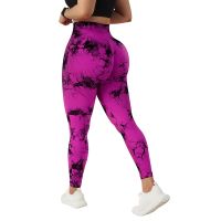 【CC】☬☾✔  Seamless Tie Dye Leggings Workout Scrunch Butt Pants Squat Proof Gym Wear Outfits Push Up Leggins Mujer