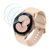 3ชิ้นปกป้องหน้าจอสำหรับ Galaxy Watch6 5 Pro 45มม. 47มม. ฝาครอบป้องกันหน้าจอกระจกเทมเปอร์ Galaxy Watch 5 4 40มม. 44มม.