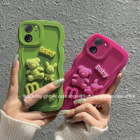 น่ารัก เคส Xiaomi13T Xiaomi 13T Pro 13 Ultra 5G Ins การ์ตูนน่ารักแฟชั่นร้อน3D เคสโทรศัพท์ รูปโบว์รูปหมีกระต่ายรวมทั้งหมดทำจากซิลิโคนผิวนุ่มเป็นลอนใหญ่ฝาครอบด้านหลัง2023