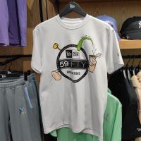 เสื้อยืดโอเวอร์ไซส์เสื้อยืดแขนสั้น คอกลม พิมพ์ลาย Popeye แฟชั่นคู่รัก สําหรับผู้ชาย และผู้หญิง 13049472/13049472 S-5XL