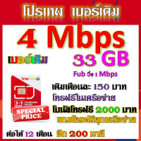 ✅ซิมโปร 4 Mbps ไม่ลดสปีด เล่นไม่อั้น เติมเดือนละ 200 บาท+โทรฟรีทุกเครือข่าย ได้เลยนะจ้าา✅เบอร์เดิม✅