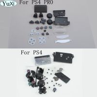 【100%-original】 สำหรับ Ps4 Pro L1 R1 L2 R2 ABXY Trigger ปุ่ม Analog จอยสติ๊ก Cap สำหรับ4สำหรับ PS4 Controller JDM-040