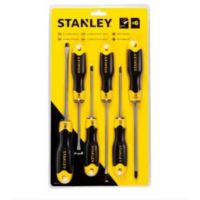 【เก่าฮาร์ดแวร์】 Stanley 6ชิ้นชุดไขควงแม่เหล็กจับเบาะ