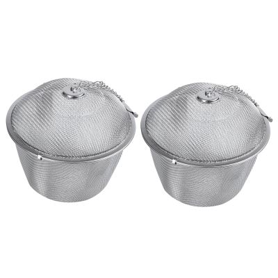 3X Extra Large Stainless Steel Twist Lock Mesh Tea Ball Tea Infuser with Hook Chain
