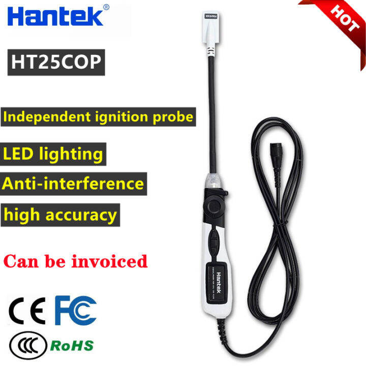 Hantek HT25COP HT20COP Ignition Waveform of Automobile Engine Coil on