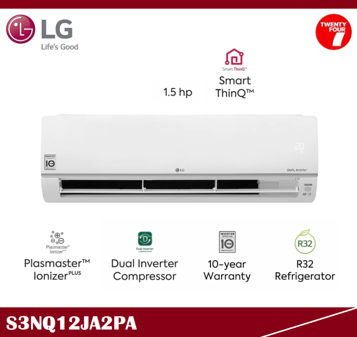 [ Delivered by Seller ] LG 1.5HP Dual Inverter Premium Air Conditioner ...