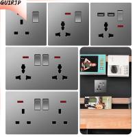 GUIRJP Quick Charging LED Indicator Home Decor Double Wall Plug Plug Socket Power Socket USB Charger Port