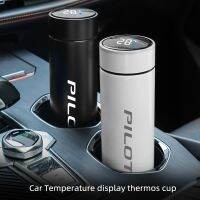 【CW】☎  500ml insulating cup HONDA PILOT temperature display Insulating water bottle coffee