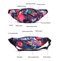 Printed Pillow Womens Waist Bag Waterproof Belt Bags for Ladies Travel Phone Case Belt Wallet Fanny Packs Female Chest Hip Bags