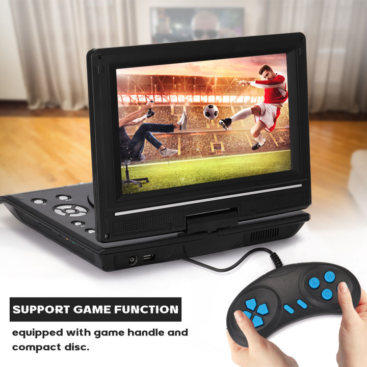 9-8inch-high-denifition-tv-dvd-player-portable-vcd-mp3-mpeg-viewer-with-game-handle-and-compact-disc